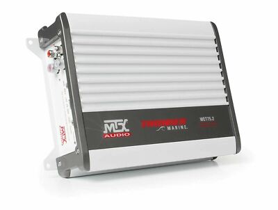 MTX WET75.2 THUNDER Marine Amplifier 2-Channel 100W 2 Ohm Boat ATV UTV Amp
