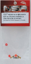 1217 NSR Medium Suspension Kit for Inline Formula Motor Support 1:32 Slot Part