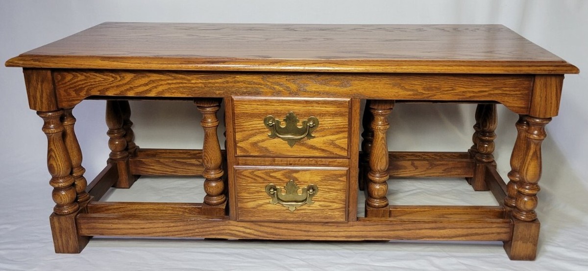 MCM Vintage Pennsylvania House 3pc Nesting End/Side & Coffee Table