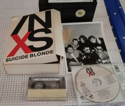 INXS,Suicide Blonde,MCD+MC+Video Promo Box Zur EU Tour 90(1990)Rar,Sehr Gut!!!