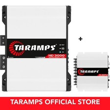 Taramps HD 3000 1 Ohm 3000 Watts RMS Car Audio Amplifier  TS 400X4 2 Ohms