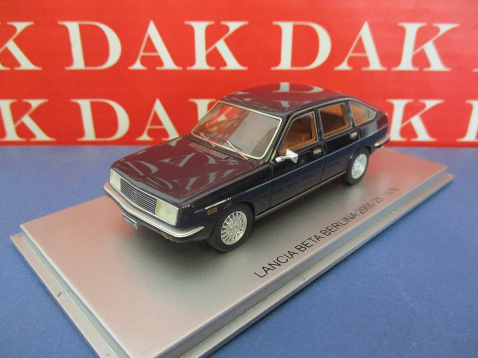 1/43 Modellino Auto Lancia Beta Berlina 2000 2 Serie 1978 Blue Lancia by Kess - Immagine 2 di 4