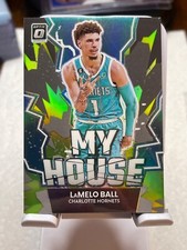 LAMELO BALL 2022-23 DONRUSS OPTIC MY HOUSE LIME GREEN PRIZM #/149