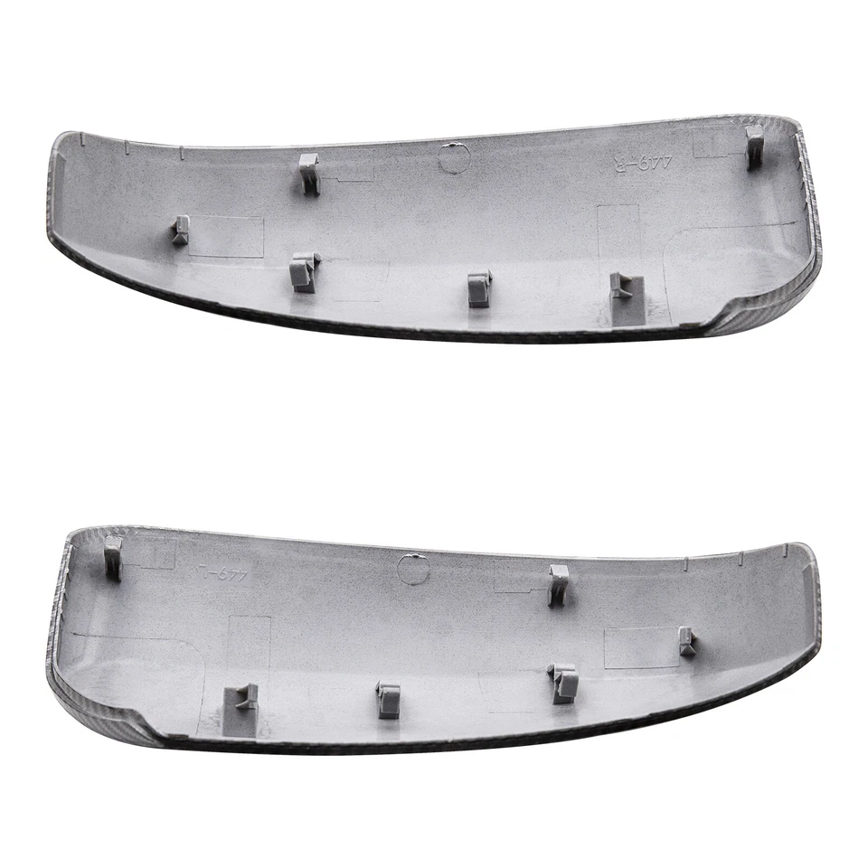 For 2007-2012 Nissan Sentra Side Wing Mirror Cap Covers Carbon Fiber Pattern — 第 3/4 张图片