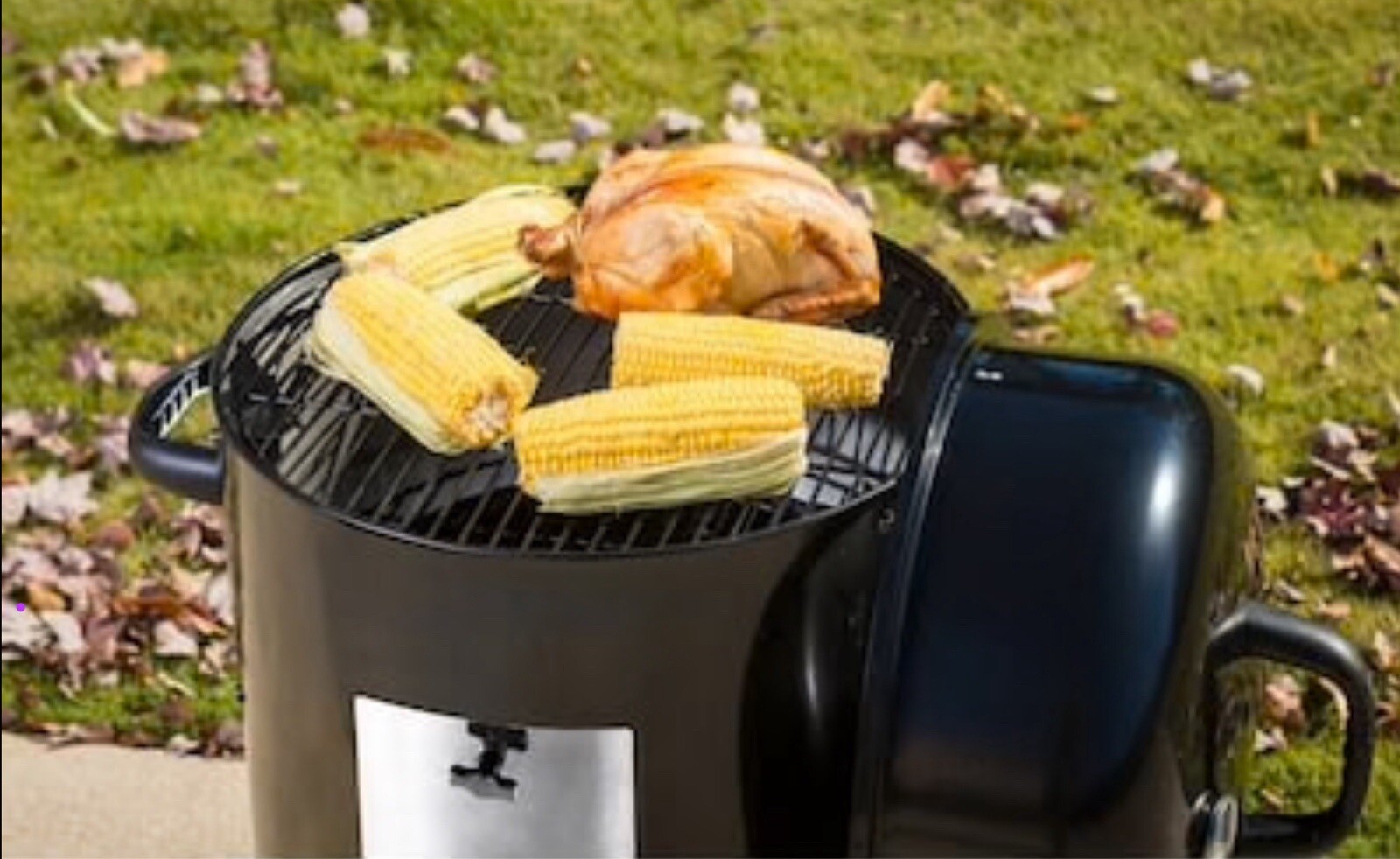 Masterbuilt John McLemore Signature Series Charcoal Bullet Smoker Black