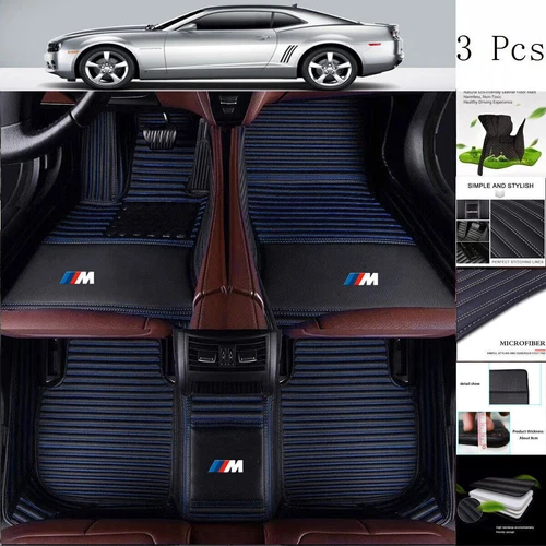 For BMW All Models Car Floor Mats Waterproof Carpets All-weather Front&Rear Sets - Picture 12 of 47