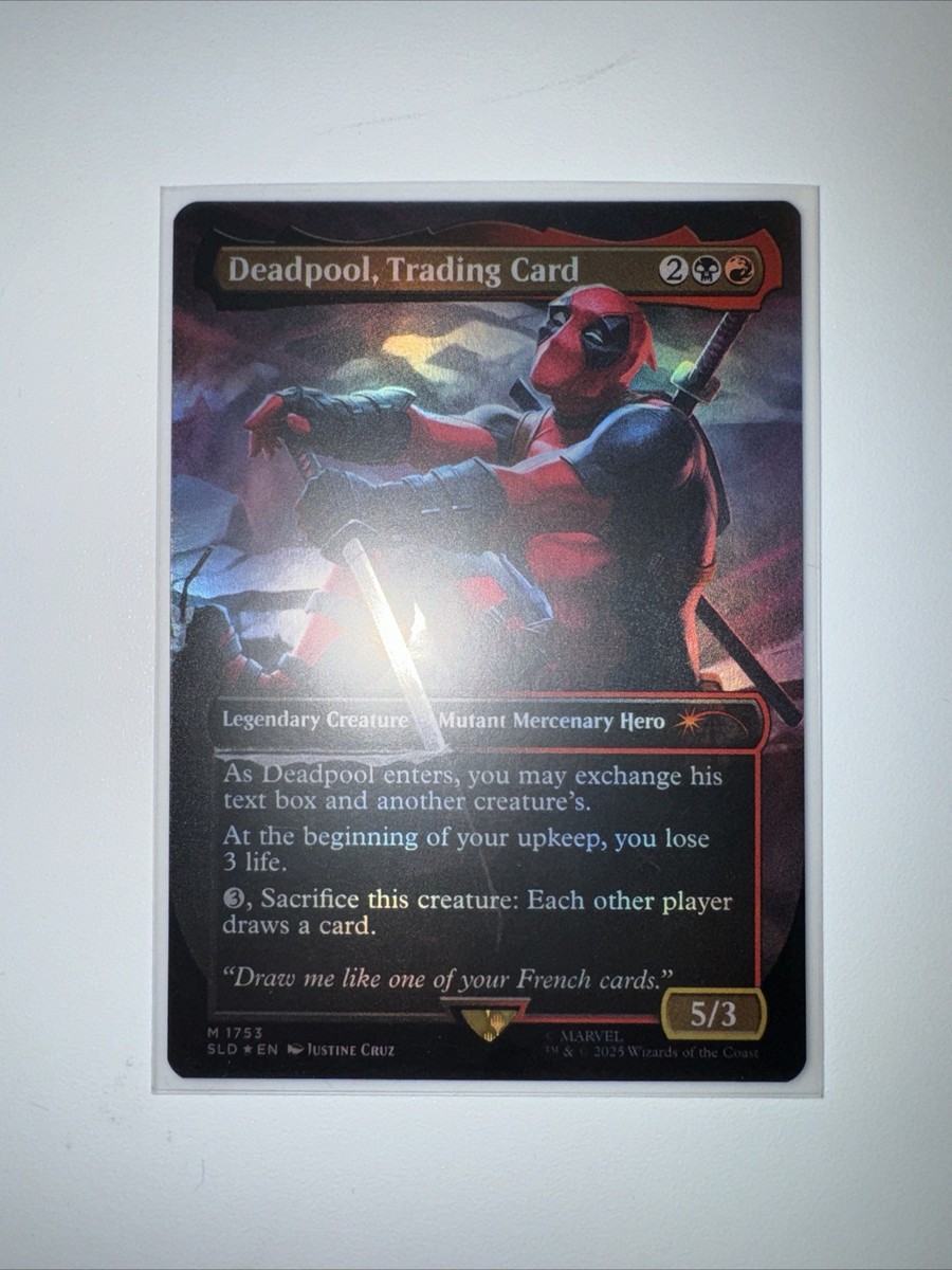 Deadpool, Trading Card - FOIL - Secret Lair X Deadpool - MTG | eBay UK
