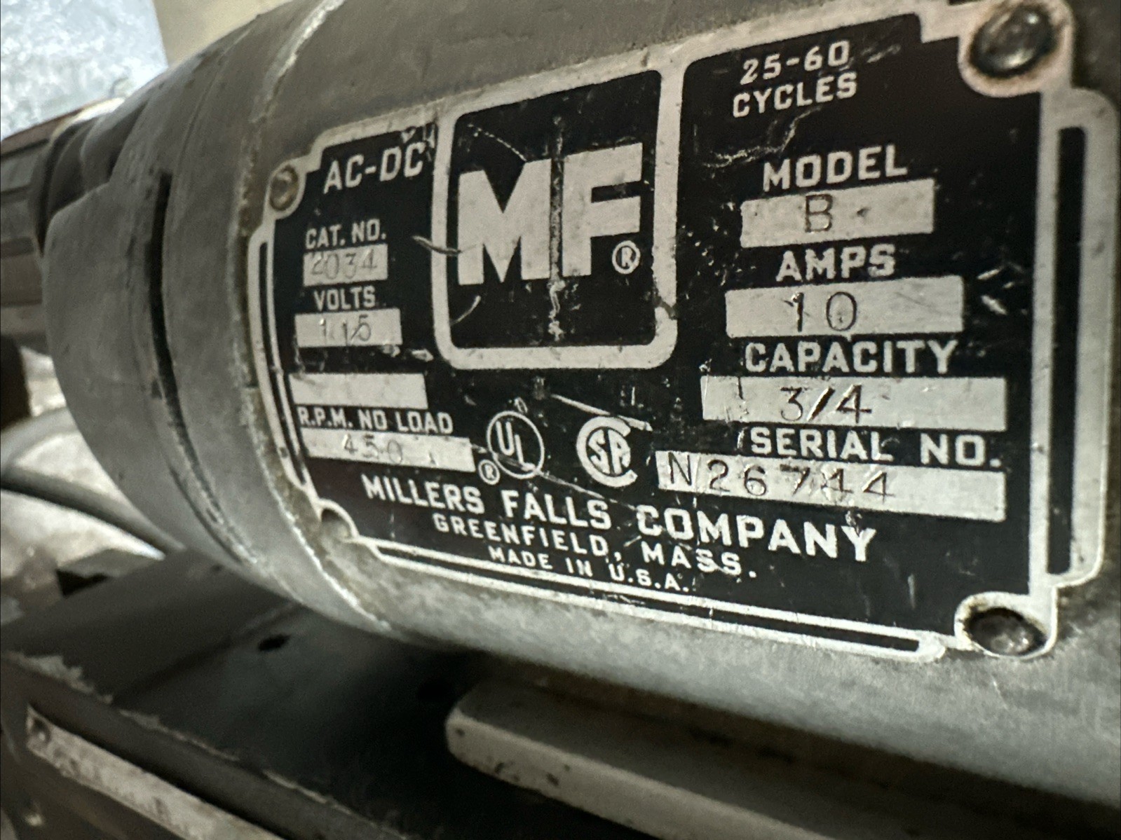 Machinist Bench Magnetic Drill Presses Lot Of 2 Port-O-Mag & Misc. Press