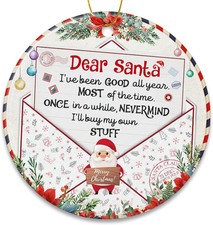 Funny Christmas Ornaments 2025 - Funny Ornaments for Adults - Hilarious Gag Gift