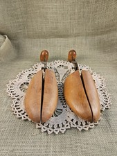 Vintage Pair Of Wooden Shoe Stretchers Wood Stretcher Men's Shoes Accessory