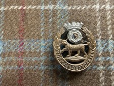 Vintage British Army Cap Badge - York & Lancaster Regiment