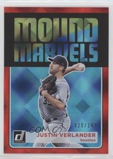 2018 Panini Donruss Mound Marvels Red 20/149 Justin Verlander #MM6 7zf