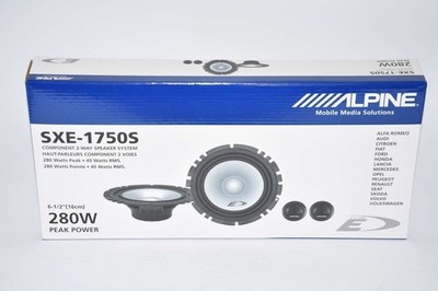 Alpine SXE-1750S Komponenten Lautsprecher 2 wege Boxen auch für Türen oben unten