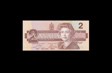 1986 BANK OF CANADA $2  Crow & Bouey  (( GEM UNC ))