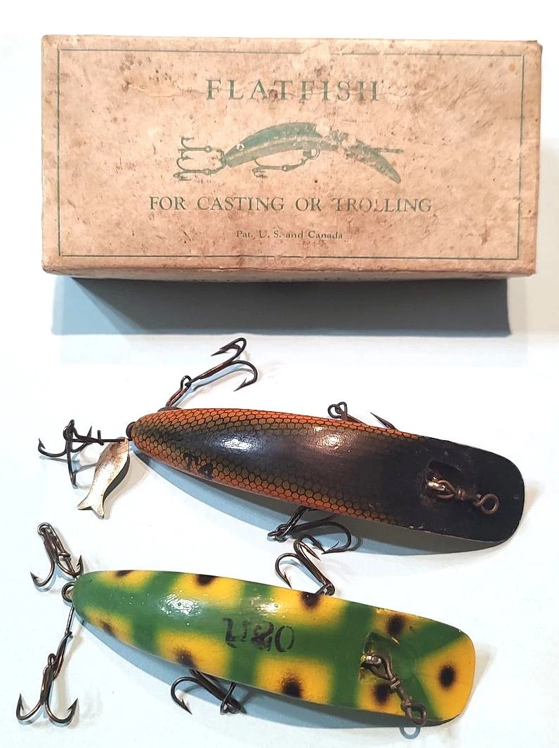 25+ Helin Vintage Fishing Lures with Original Box for sale