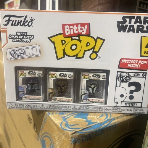 Bitty Pop! Funko Star Wars The Mandalorian 4 Pack Series 1 Brand New
