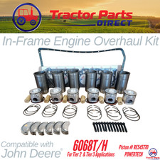 Inframe Engine Overhaul Kit Comp W John Deere® 6068t/h Powrtech Piston# Re545770