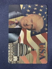 President Donald Trump Gold Foil Playing Card Ace Of Clubs