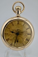 E. Howard 19 Jewel 16s Gorgeous Antique Gold Dial Running Strong
