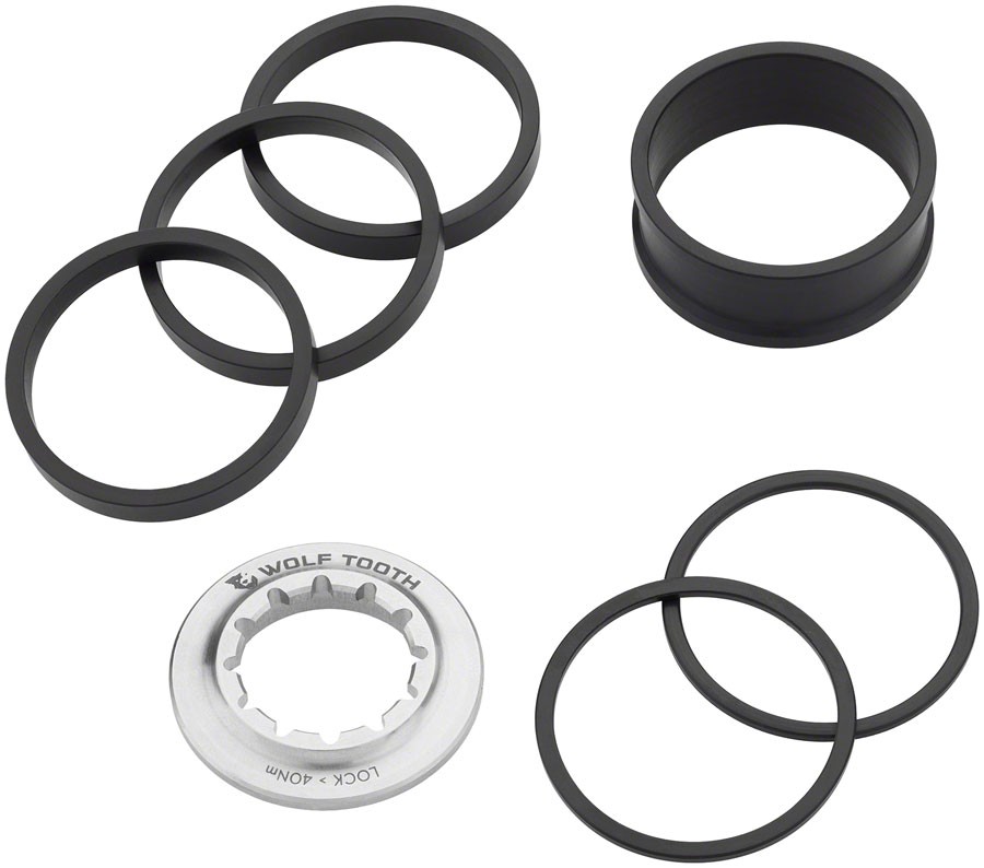 Wolf Tooth Single Speed Spacer Kit with Lockring - Compatible with any 10 or 8690₽