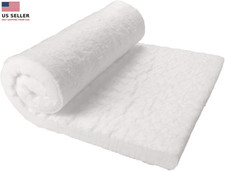 Ceramic Fiber Insulation, 1" Thick X 12" X 24", 2400F Fireproof Insulation Blan