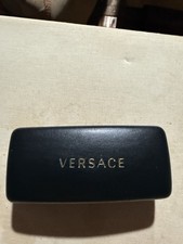 Versace Sunglasses MOD 2197 1000/87 130 Black Gold Greca Italy w/ Case