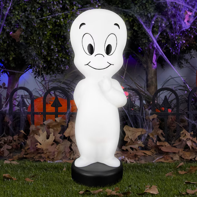 NEW Universal Casper the Friendly Ghost Lightup Blow Mold Statue Halloween Decor