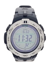 CASIO Solar Watch PROTREK Digital Rubber BLK