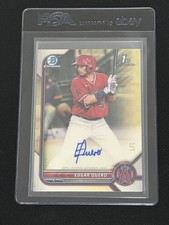 2022 Bowman Chrome RC Edgar Quero Superfractor 1/1 Auto Autograph