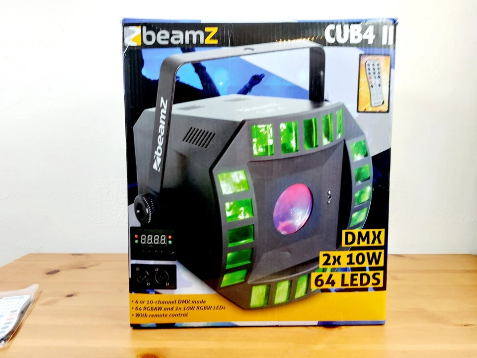 Beamz Cub4 II Led Quad Derby With Moonflower Light - Image 4 of 4