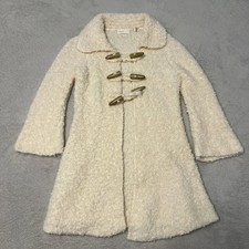 Abrigo Anthropologie Sleeping On Snow Leñador Bouclé Tejido Marfil Mujer XS