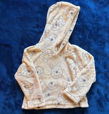 Disney Winnie the Pooh All-Over Print Plush Fleece Hoodie
