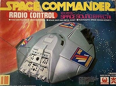 Vintage Hales / Bandai 80er Jahre Funkferngesteuertes Space Commander Fahrzeug