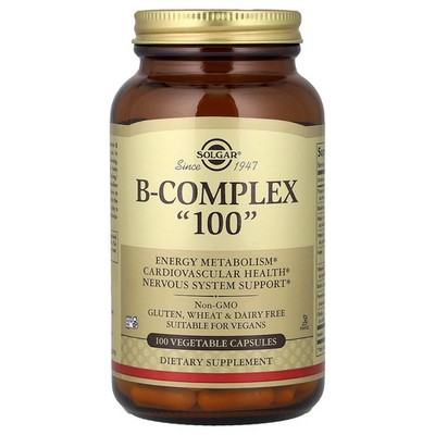 B-Complex ''100'', 100 Vegetable Capsules