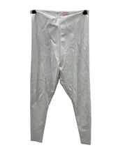 Commando Patent Leggings in White Shiny Faux Leather M