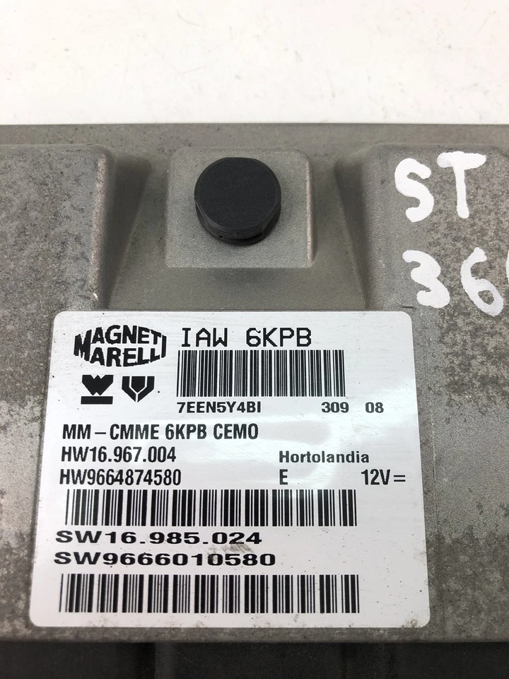 Centralina motore CITROËN C5 III RD ECU 9664874580 9666010580 28177755 - Immagine 2 di 4