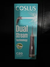 COSLUS Cordless Water Dental Flosser F5020E C20 Sealed   Color Grey 