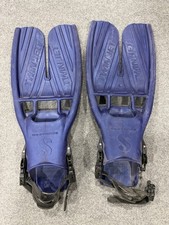 ScubaPro Twin Jet / Twin Fin Diving Swim Fins Cobalt Blue Large