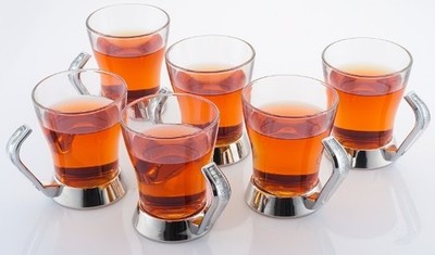 6 x exclusives Design Teegläser  Gläser Glas auch als Kaffeegläser geeignet 