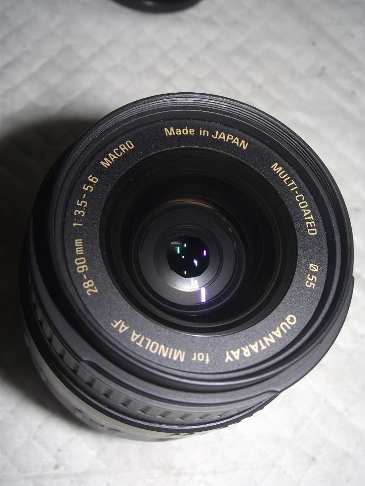 QUANTARAY AUTOFOCUS 28-90MM F3.5-5.6 ZOOM LENS FOR MINOLTA MAXXUM /SONY A MOUNT - Image 2 of 4