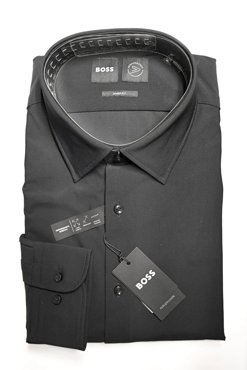 hugo boss modern fit dress shirt Hugo Boss Mens Modern Fit Wool Plaid Dress Suit Pants Grey 38R – Bristol  Apparel Co