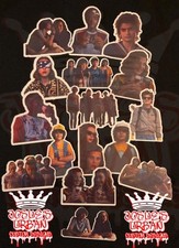16 pcs Stickers: Stranger Things Glossy Stickers