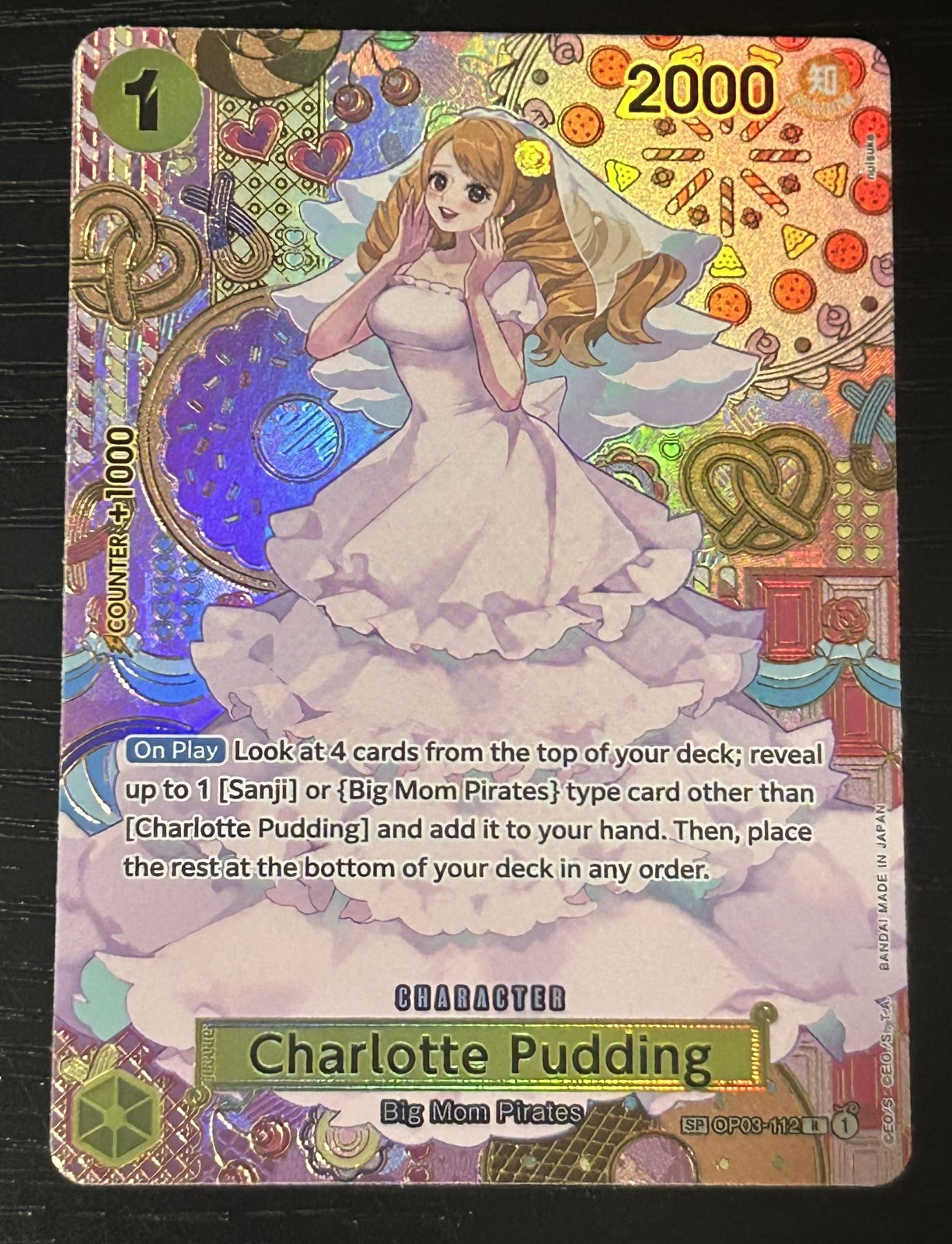 Charlotte Pudding (SP) OP03-112 Two Legends Foil English