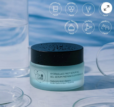 NIB Dr. Brandt Dr. B Lab Hydraglass Prep Serum Gel - High-End Skincare -RP $116!