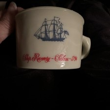 Vintage Old Spice Shaving Mug Ship Recovery Salem 1794 Porcelain Shulton Cup
