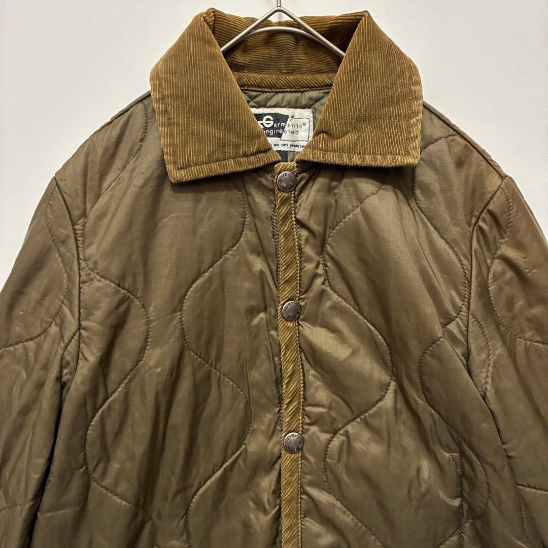 Engineered Garments Quilted Jacket Outer Khaki 1 - image 3