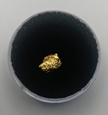 Beautiful Natural Gold Nugget - California 0.692 Grams - Great Luster! 6197.77 per troy oz