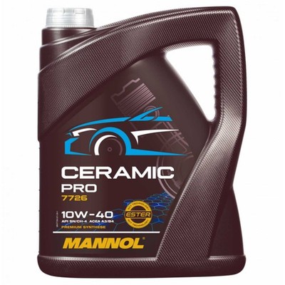 Motoröl Motor Öl MANNOL 10W-40 Ceramic Pro 5 Liter für Peugeot Renault Toyota VW