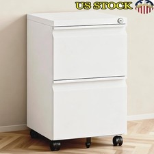 Metal File Cabinet Lockable Under Desk Storage Organizer Mobile 2 3 Drawers New