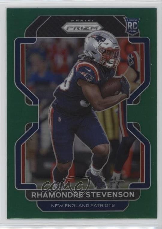2021 Panini Prizm Rookie Green Prizm Rhamondre Stevenson #367 1a63
